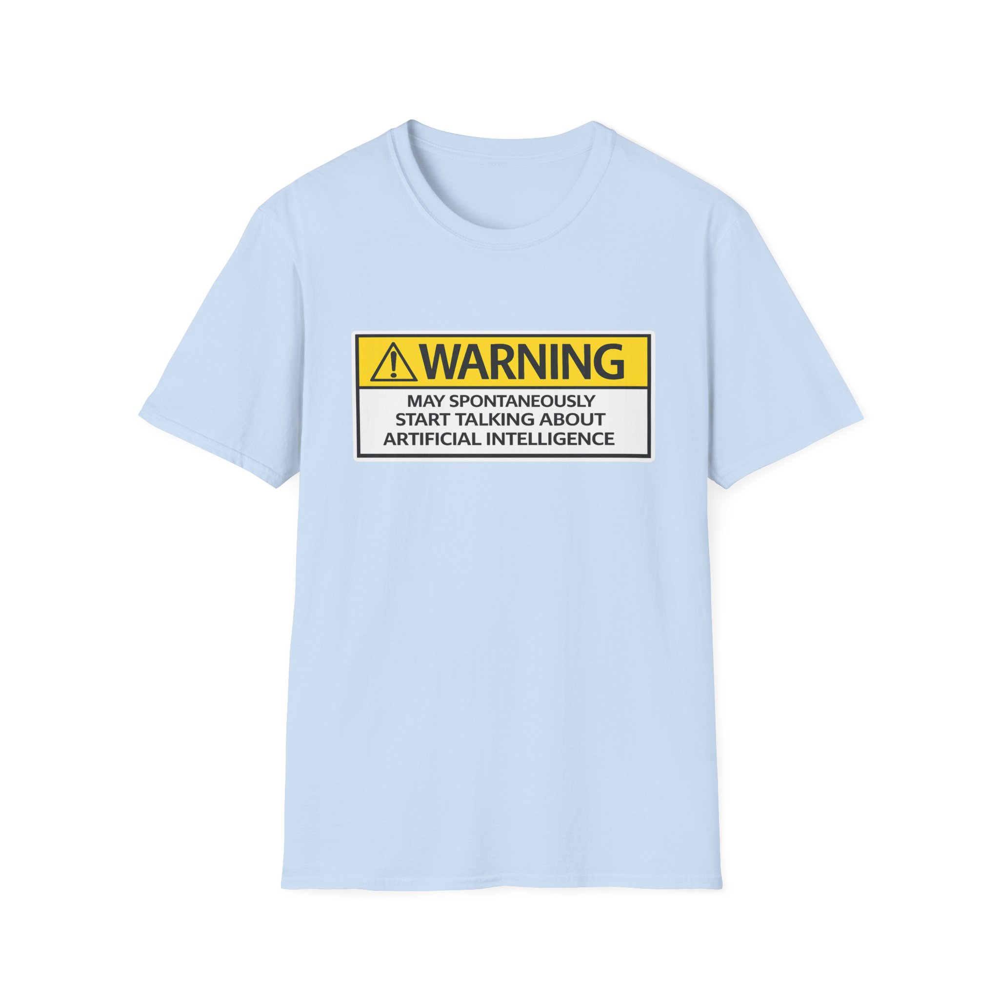 Warning May Talk About AI Tee | Funny Artificial Intelligence Shirt - Image 55