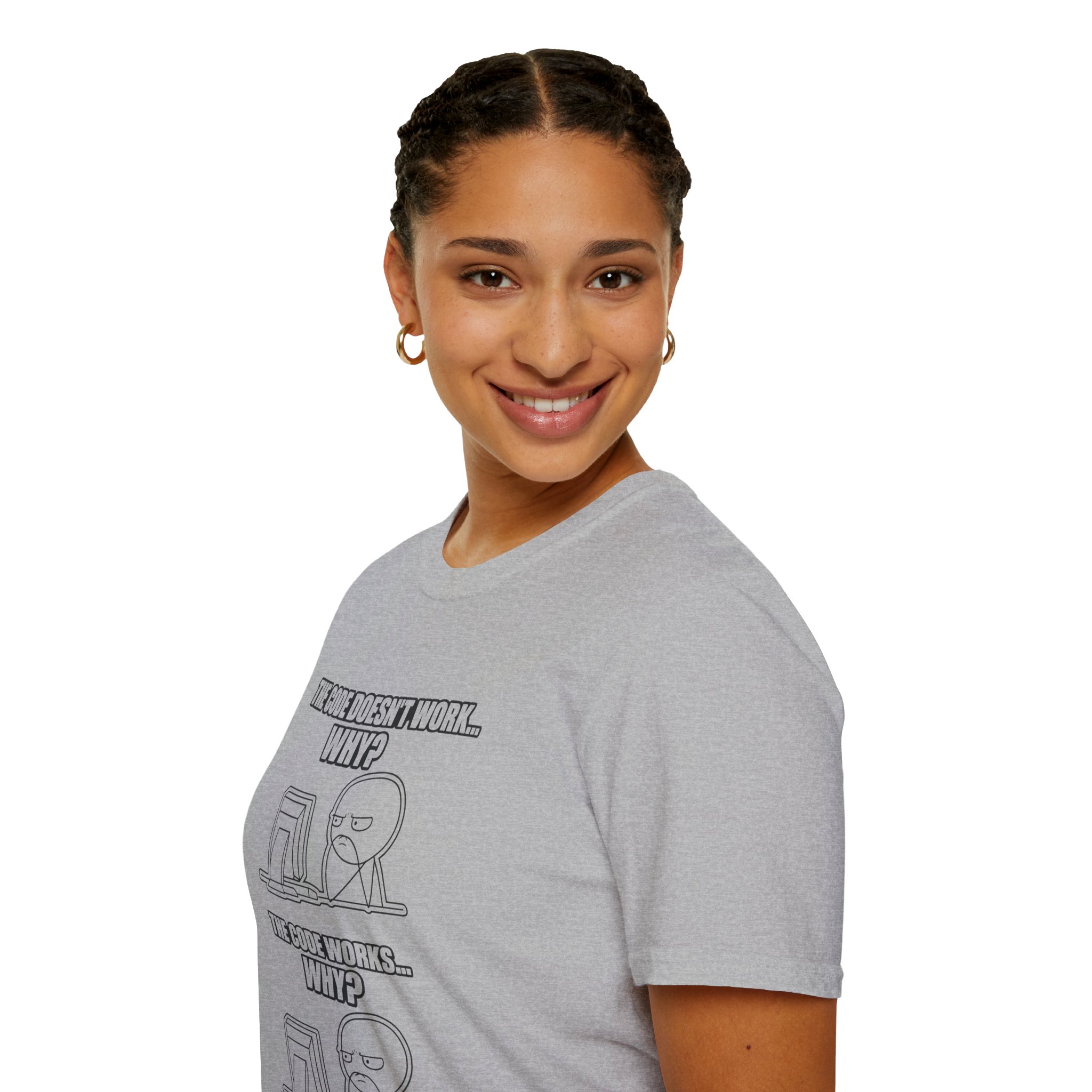 Now That Is a Powerful Cat — Funny AI Meme T-Shirt for Tech Nerds - Image 40