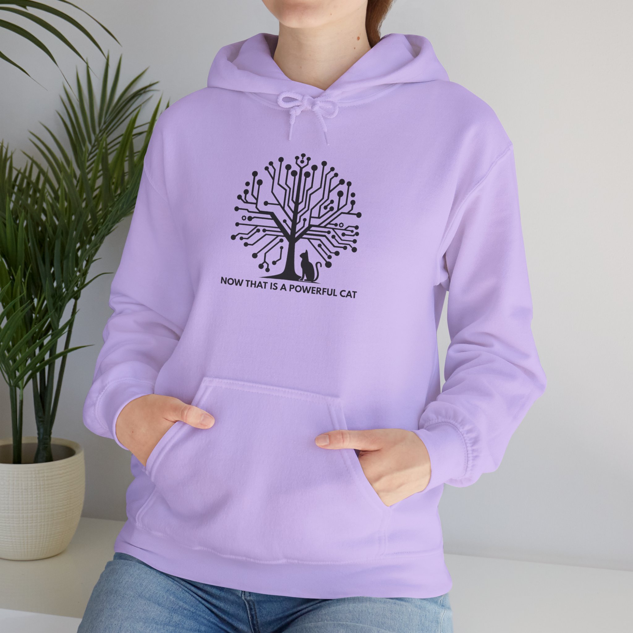 Neural Tree Cat Hoodie | AI Nature Pullover for Developers & Cat Lovers - Image 98