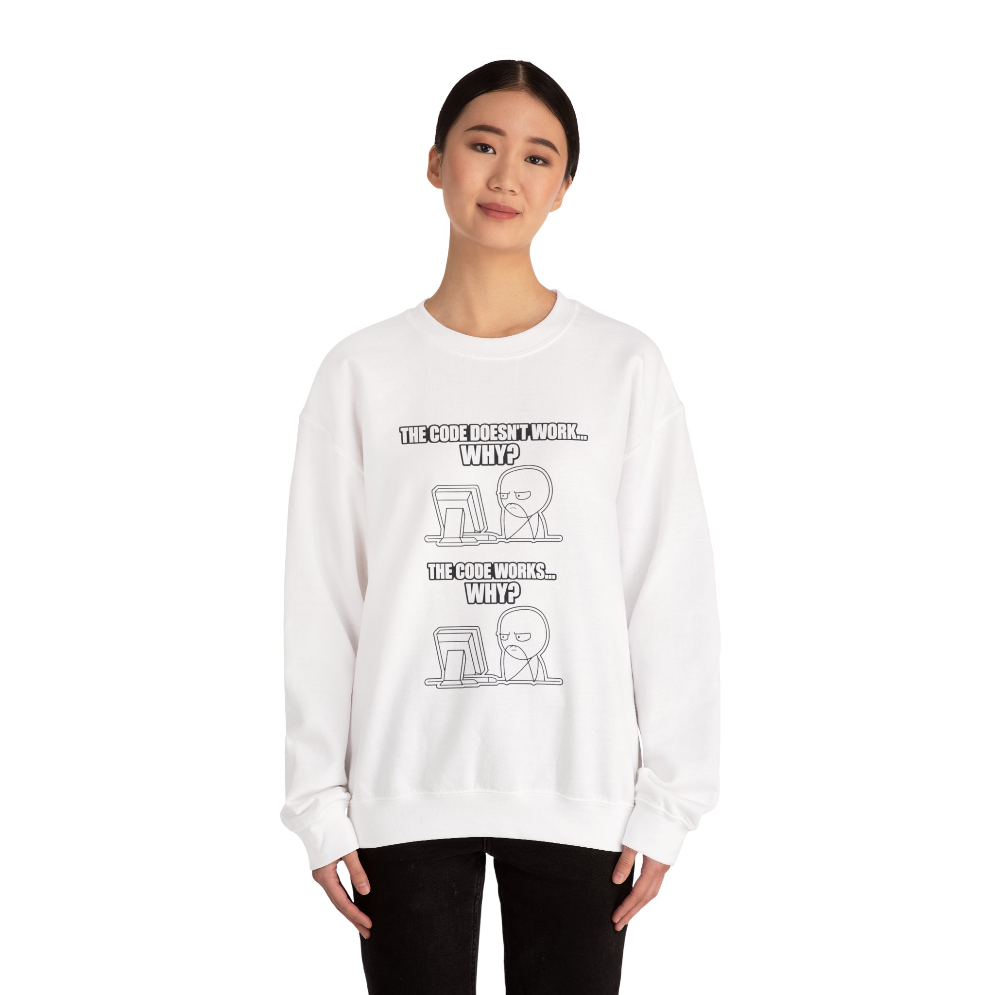 Now That Is a Powerful Cat — AI Meme Sweatshirt for Developers & Tech Fans - Image 10
