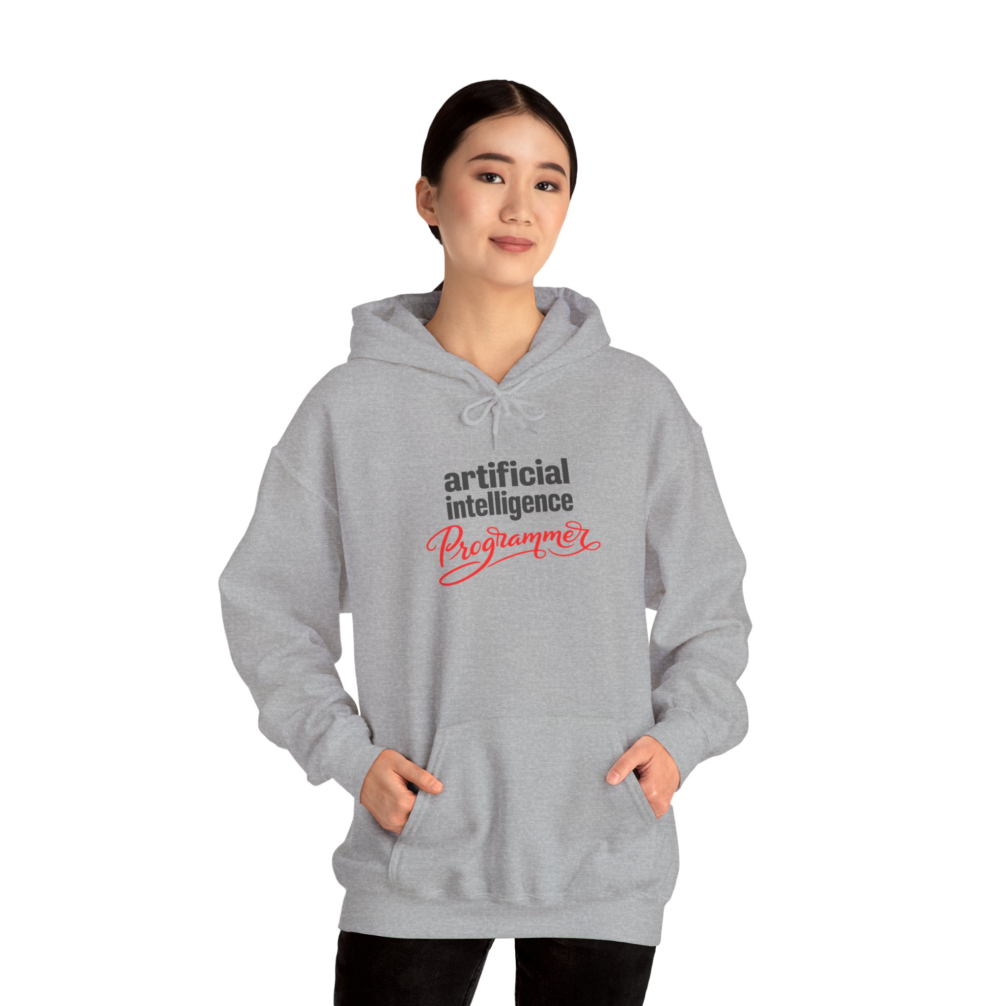Artificial Intelligence Programmer Hoodie | Bold Script Developer Sweatshirt - Image 46