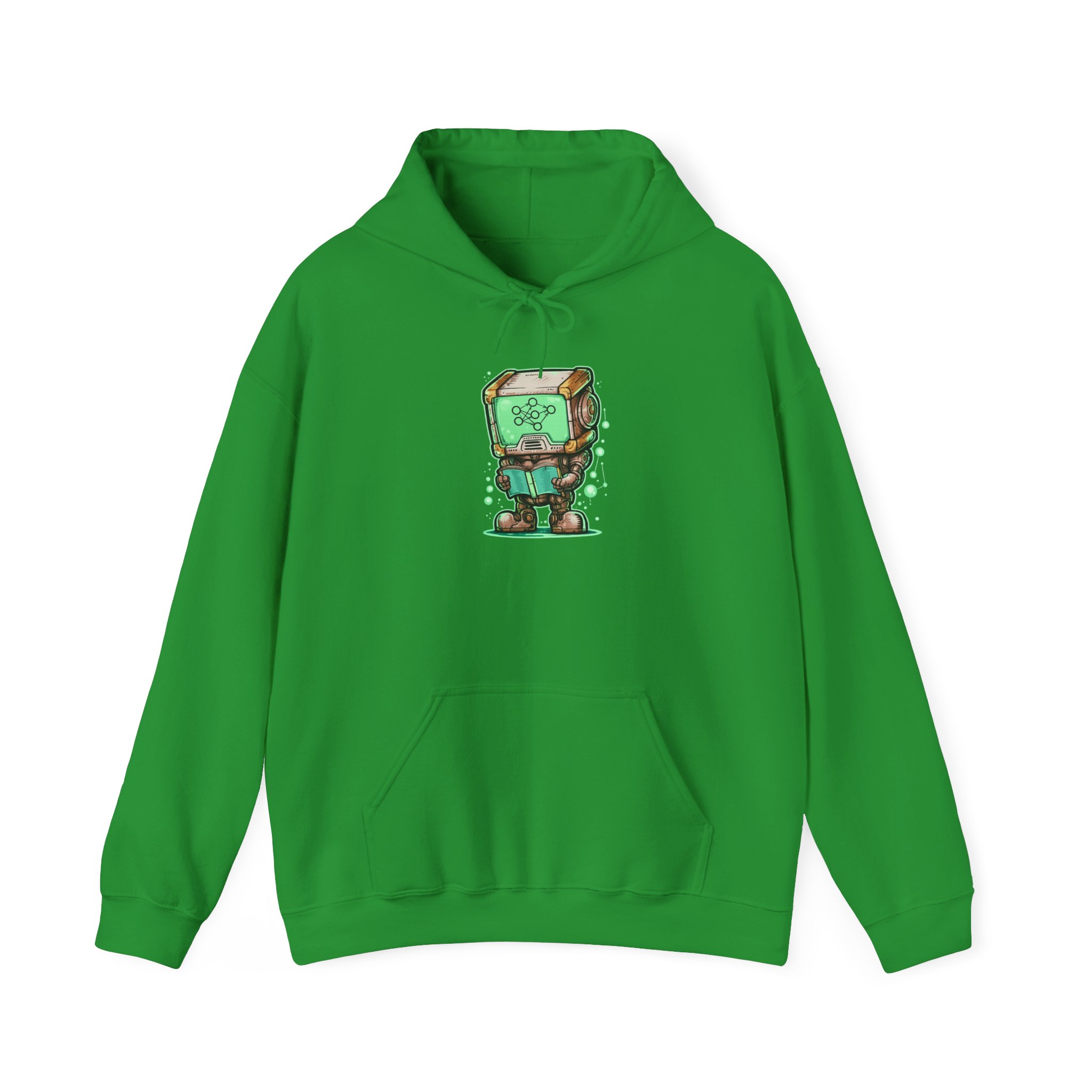 AI Robot Reading Hoodie | Neural Network Sweatshirt for ML Engineers - Image 64