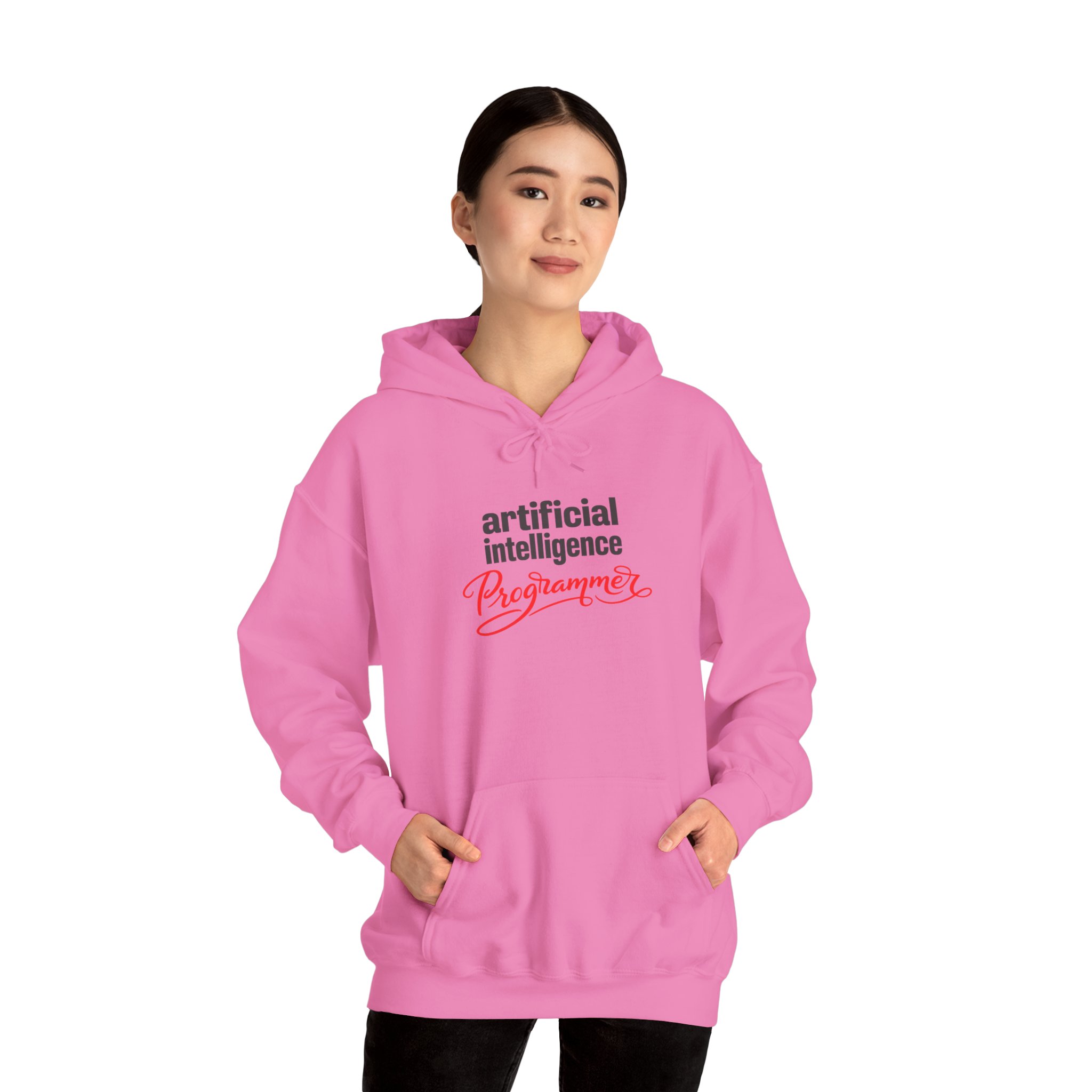 Artificial Intelligence Programmer Hoodie | Bold Script Developer Sweatshirt - Image 96