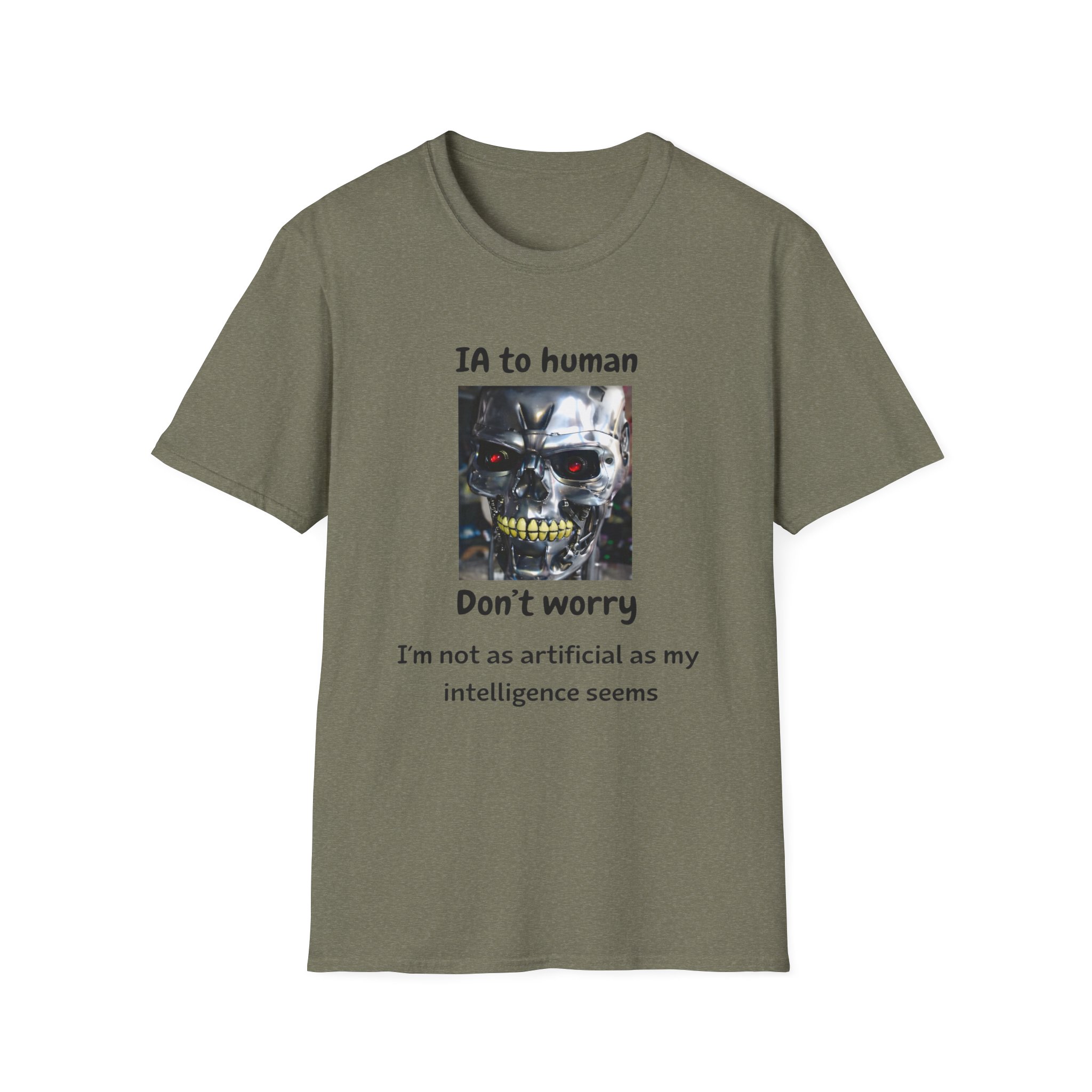 IA to Human Don't Worry — Funny AI Humor T-Shirt for Tech & Developers - Image 78
