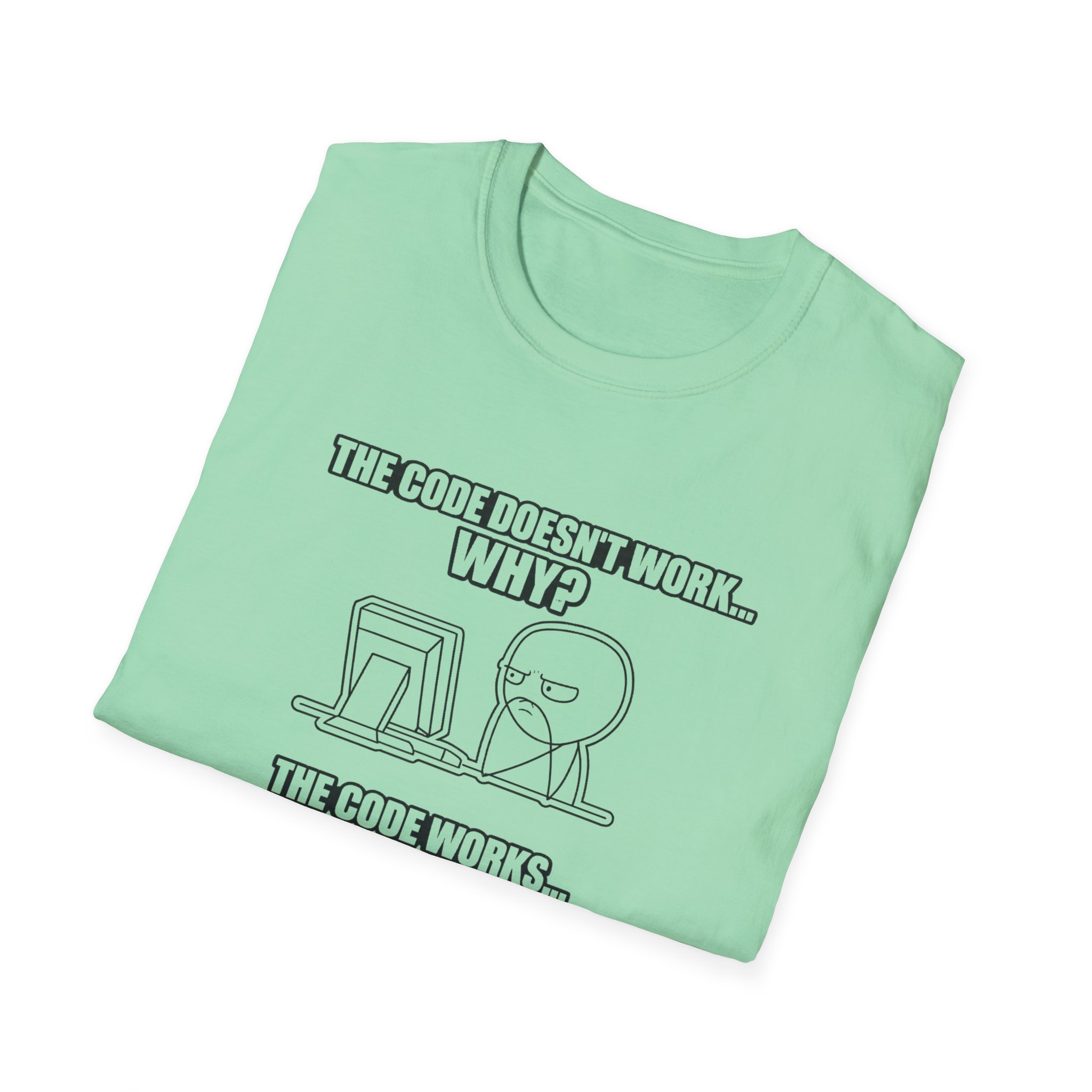 Now That Is a Powerful Cat — Funny AI Meme T-Shirt for Tech Nerds - Image 125