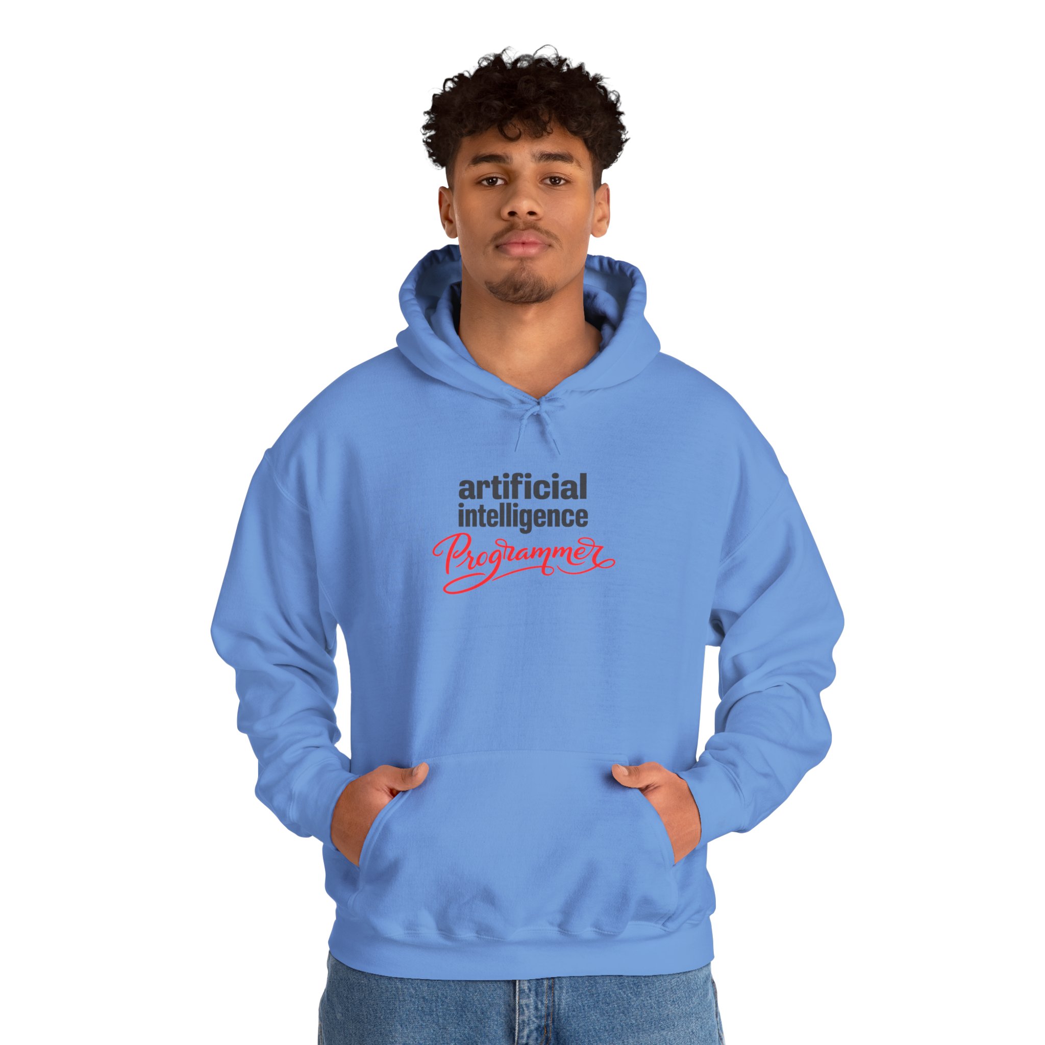 Artificial Intelligence Programmer Hoodie | Bold Script Developer Sweatshirt - Image 67