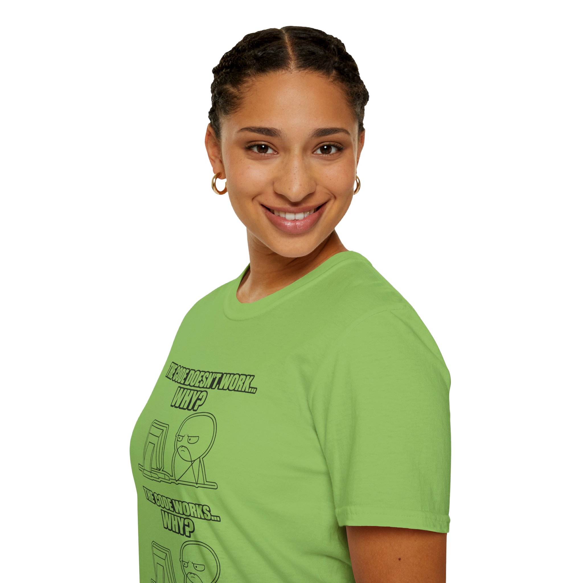 Now That Is a Powerful Cat — Funny AI Meme T-Shirt for Tech Nerds - Image 117