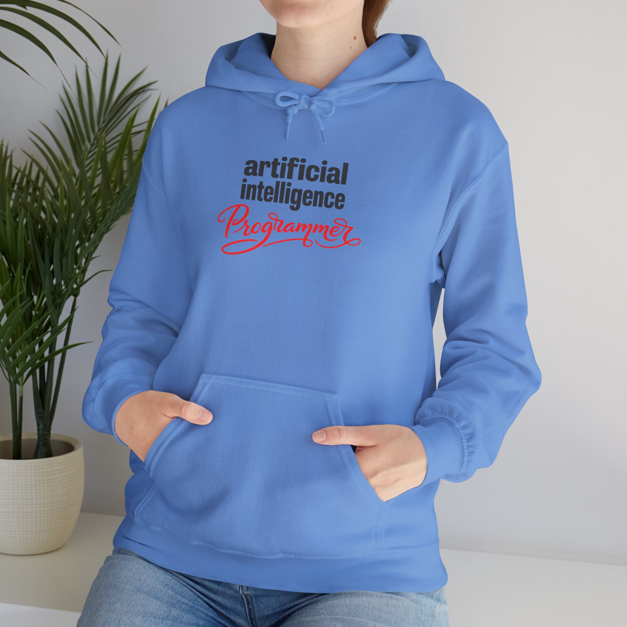 Artificial Intelligence Programmer Hoodie | Bold Script Developer Sweatshirt - Image 69
